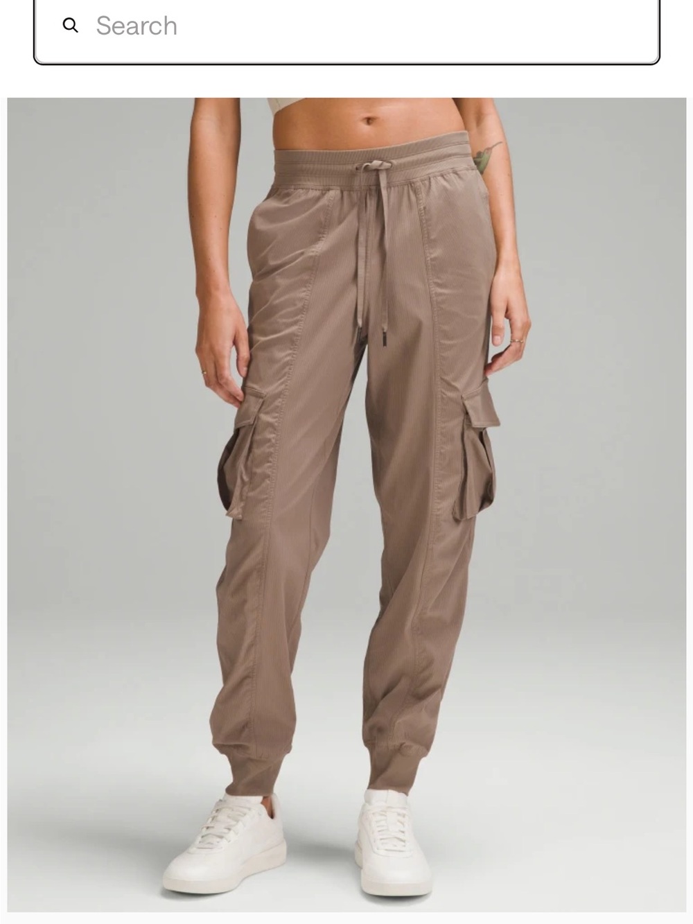 lululemon athletica Taupe Cargo Joggers